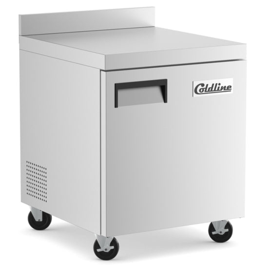 Coldline UC-27F-BS 27" Worktop Freezer with Backsplash