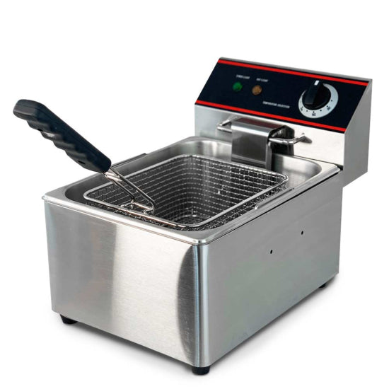 Cookline DF15-1-120 10" 15 lb. Countertop Electric Deep Fryer, 120v