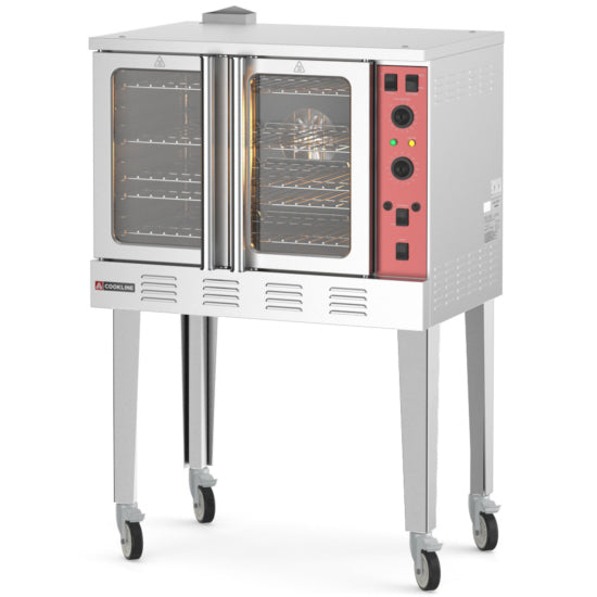 Cookline TCE-SGL-208 Single Deck Full Size Electric Convection Oven, 3 phase, 208V