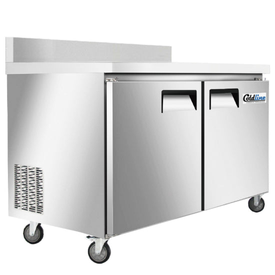 Coldline UC-48FT-BS 48" Undercounter Worktop Freezer with Backsplash