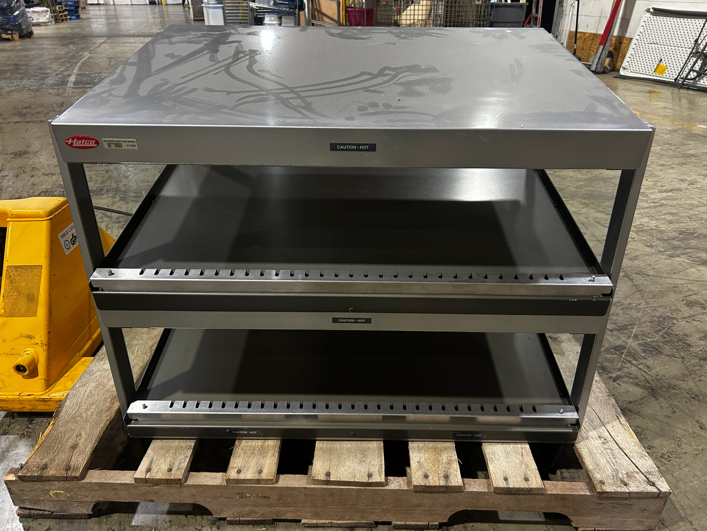 Hatco GRSDS-36D Glo-Ray 36" Slanted Double Shelf Merchandiser - 120V