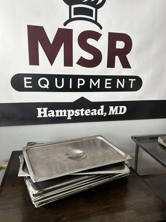 Full-size Super Pan V® solid stainless steel cover 77250