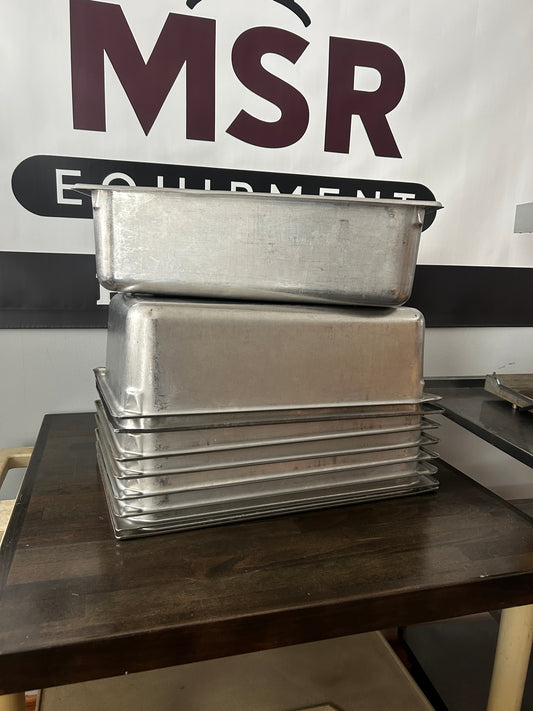 Full-size 6-inch-deep Super Pan V® stainless steel steam table pan