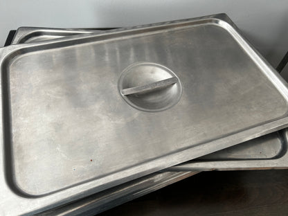 Full-size Super Pan V® solid stainless steel cover 77250