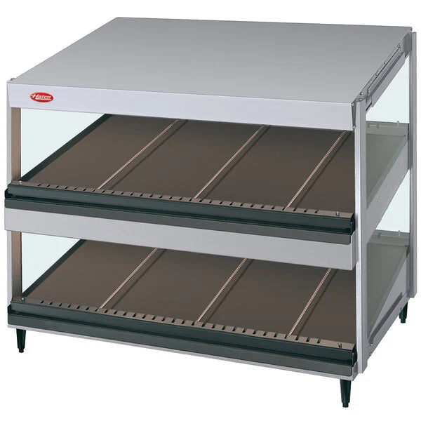 Hatco GRSDS-30D Glo-Ray 30" Slanted Double Shelf Merchandiser - 120V