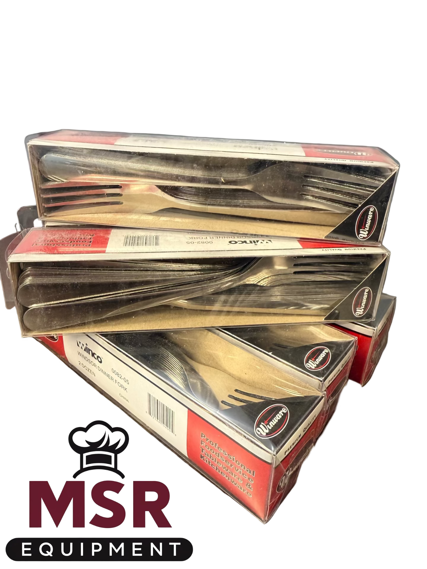 Winco 0082-05 7" Dinner Fork with 18/0 Stainless Grade, Windsor Pattern