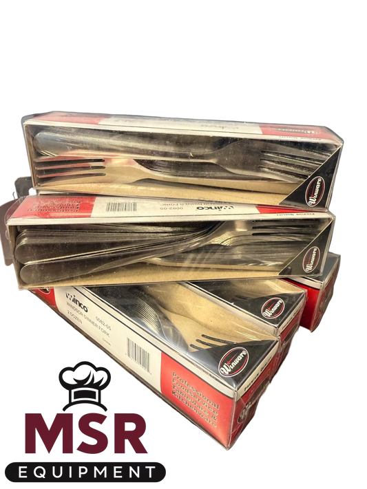 Winco 0082-05 7" Dinner Fork with 18/0 Stainless Grade, Windsor Pattern