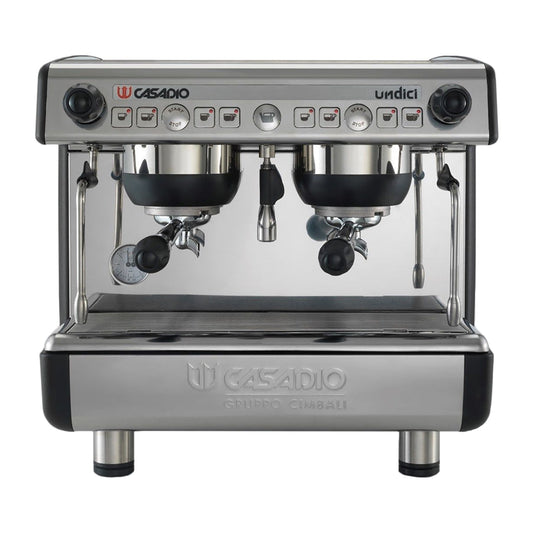 Casadio Undici 2 Group Compact Commercial Espresso Machine Volumetric & Powerful