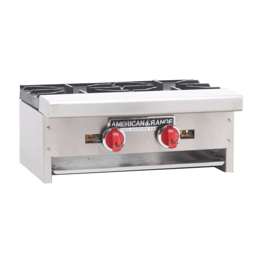 American Range ARSHP-24-2-NG 24" Natural Gas Hot Plate with Two Burners - 64,000 BTU