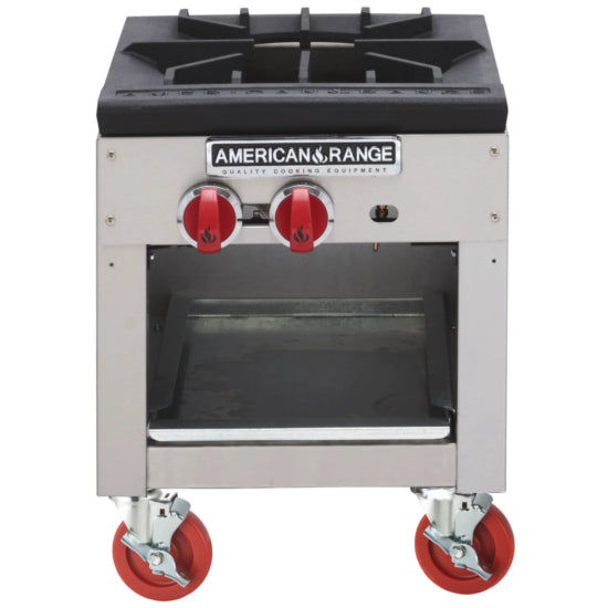 American Range ARSP-18-NG 18" 1 Burner Natural Gas Stock Pot Range - 90,000 BTU