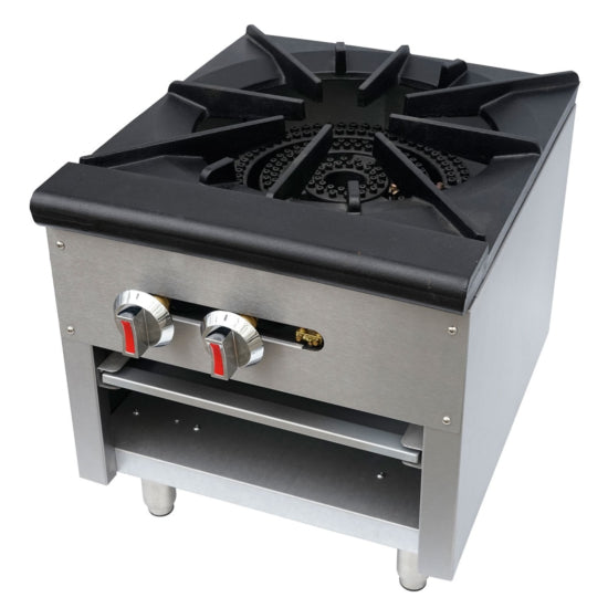 Cookline CSP1 Single 18" Burner Commercial Gas Stock Pot Range - 110,000 BTU