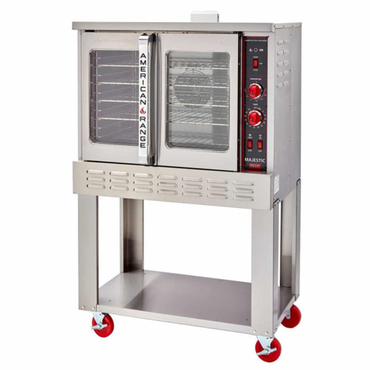 American Range MSD-1-NG Standard Depth Single Deck 2 Glass Door Convection Oven - Natural Gas