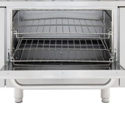 Cookline 24-inch Liquid Propane 4-Burner Commercial Range Oven with 151,000 BTU