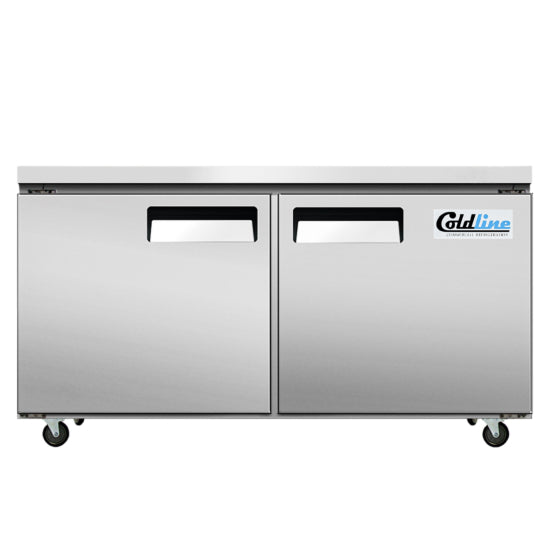 Coldline UC-60FT 60" Undercounter Worktop Freezer