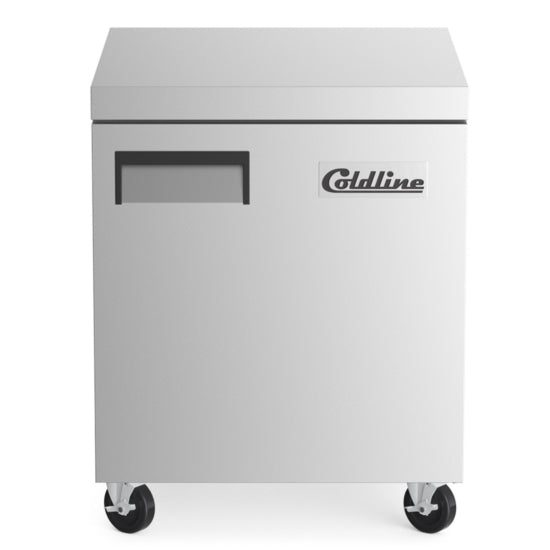 Coldline UC-27F 27" Undercounter Work Top Freezer - 6.3 Cu. Ft.