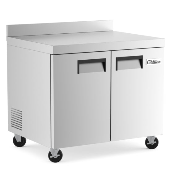 Coldline UC-36F-BS 36" Worktop Freezer with Backsplash