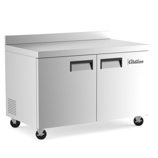 Coldline UC-48F-BS 48" Worktop Freezer with Backsplash
