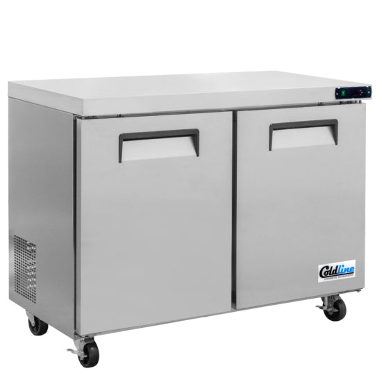 Coldline UCN-48F 48" Narrow Depth Undercounter Worktop Freezer